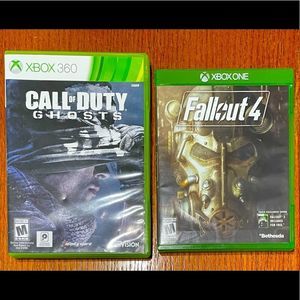 Call of Duty Ghosts XBox 360 and Fallout 4 Xbox ONE Bundle - Preowned
